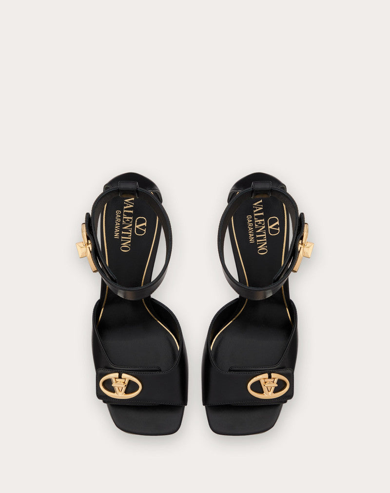 V-Logo Locker Calfskin Sandal