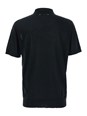 Golden goose Black Polo with Short Sleeves and Ribbed Hem in Virgin Wool Man