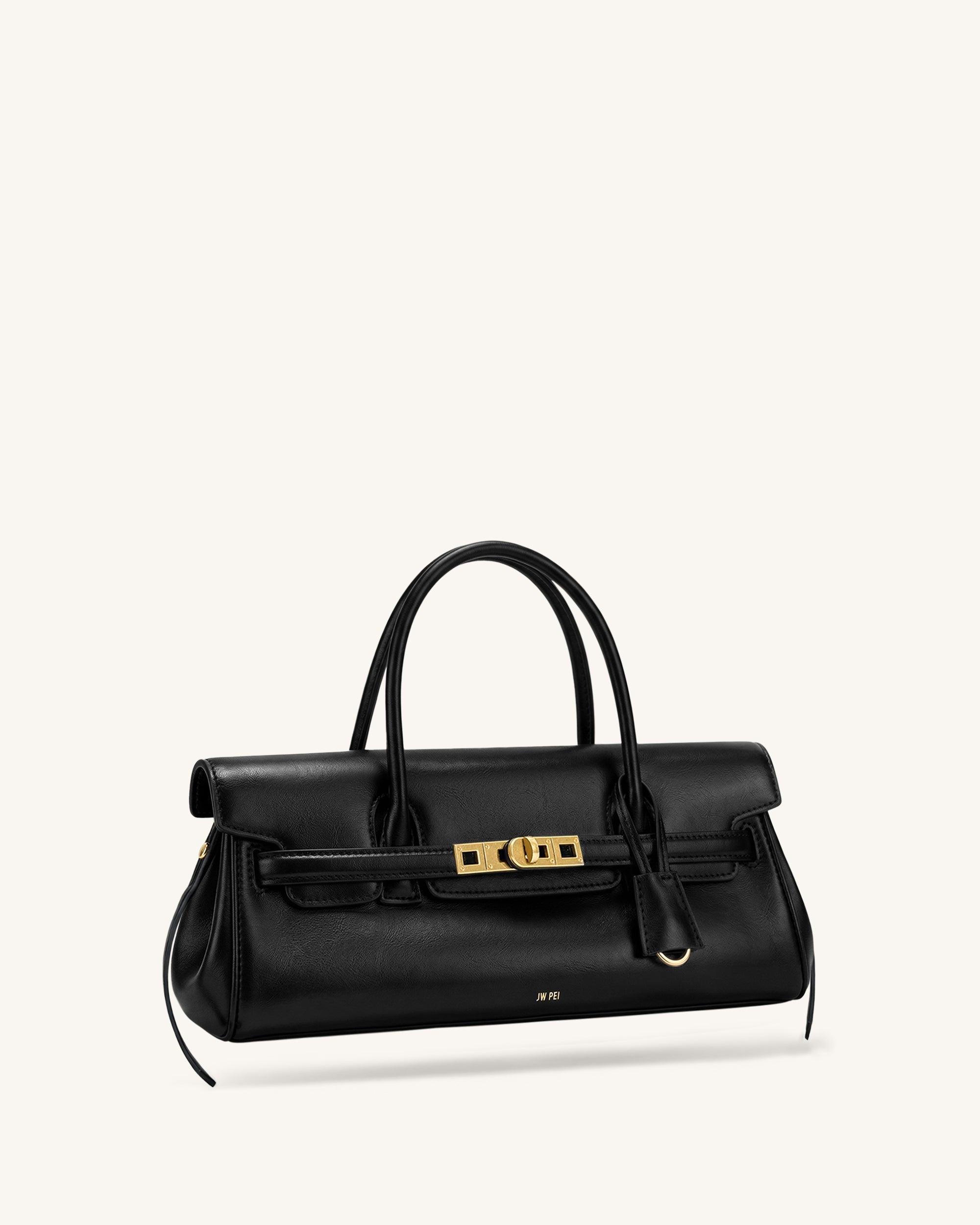 Yara Small Top Handle Shoulder Bag - Deep Coffee