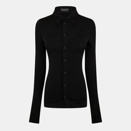 Women's Long-Sleeve Plain Shirt