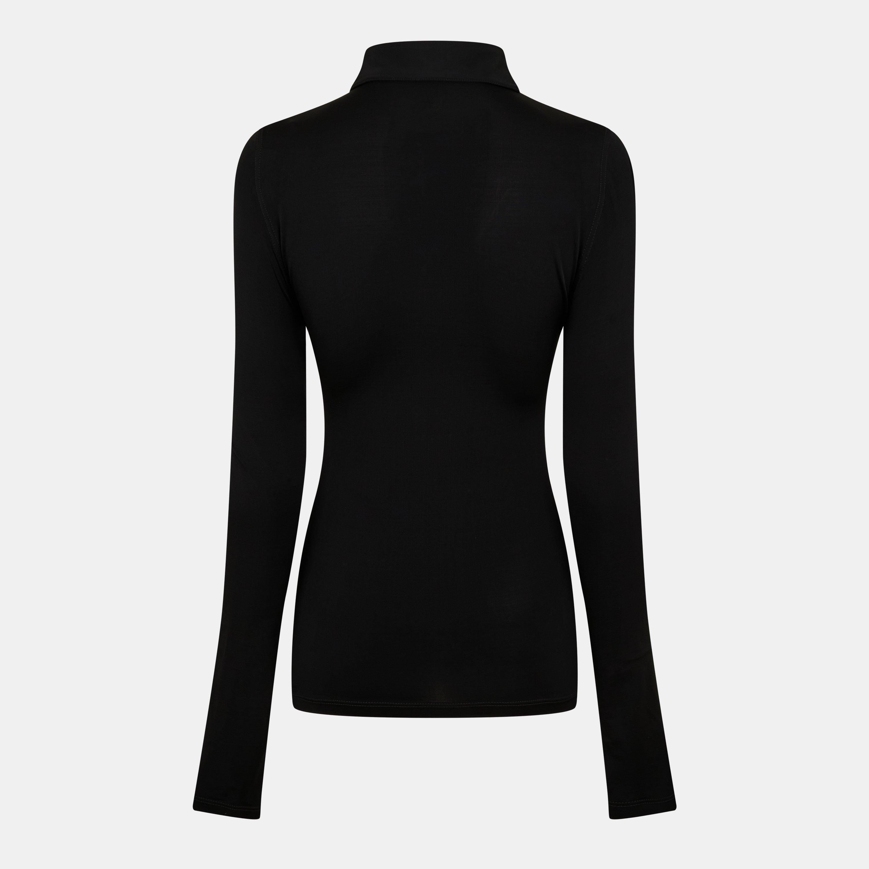 Women's Long-Sleeve Plain Shirt