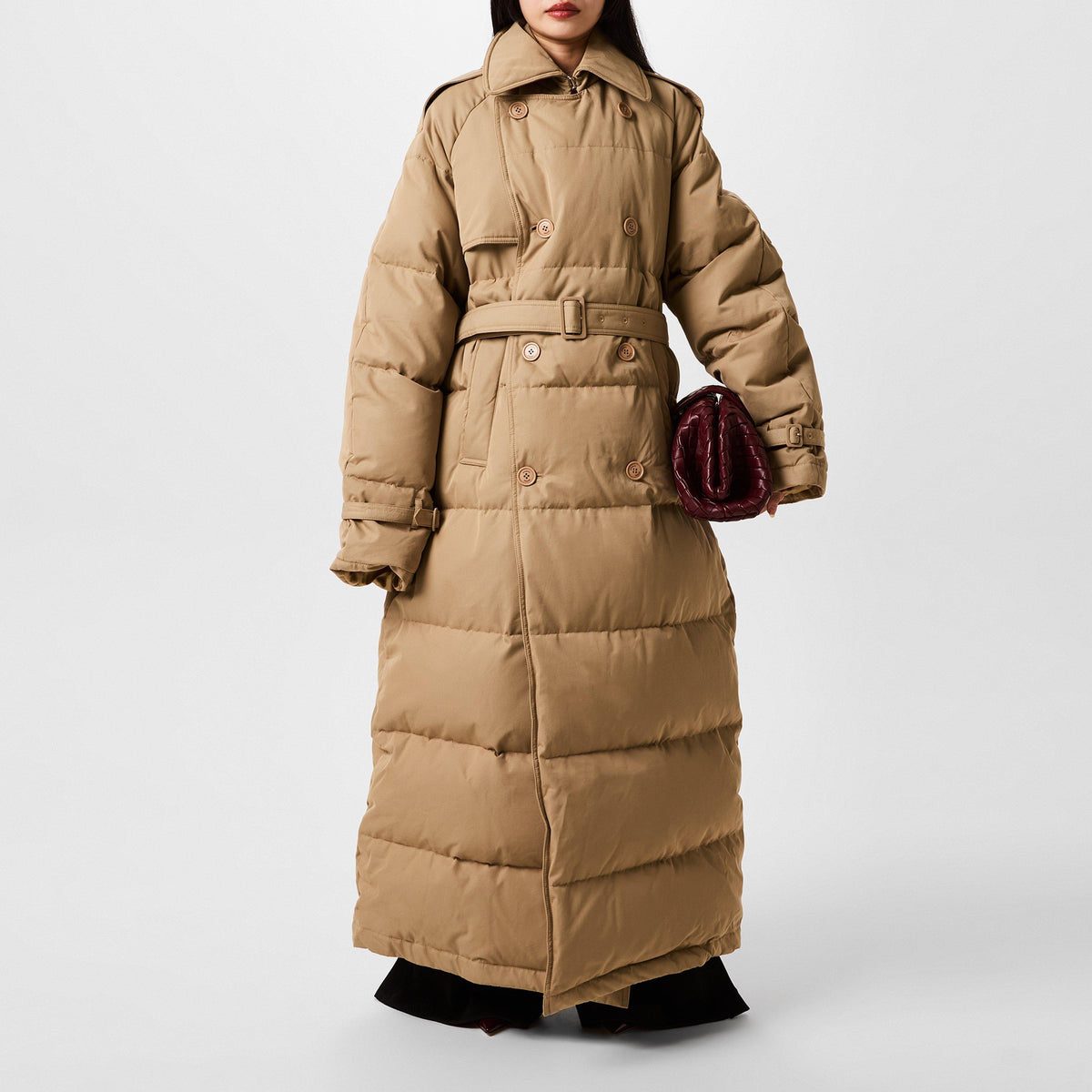 Puffer Trench Coat