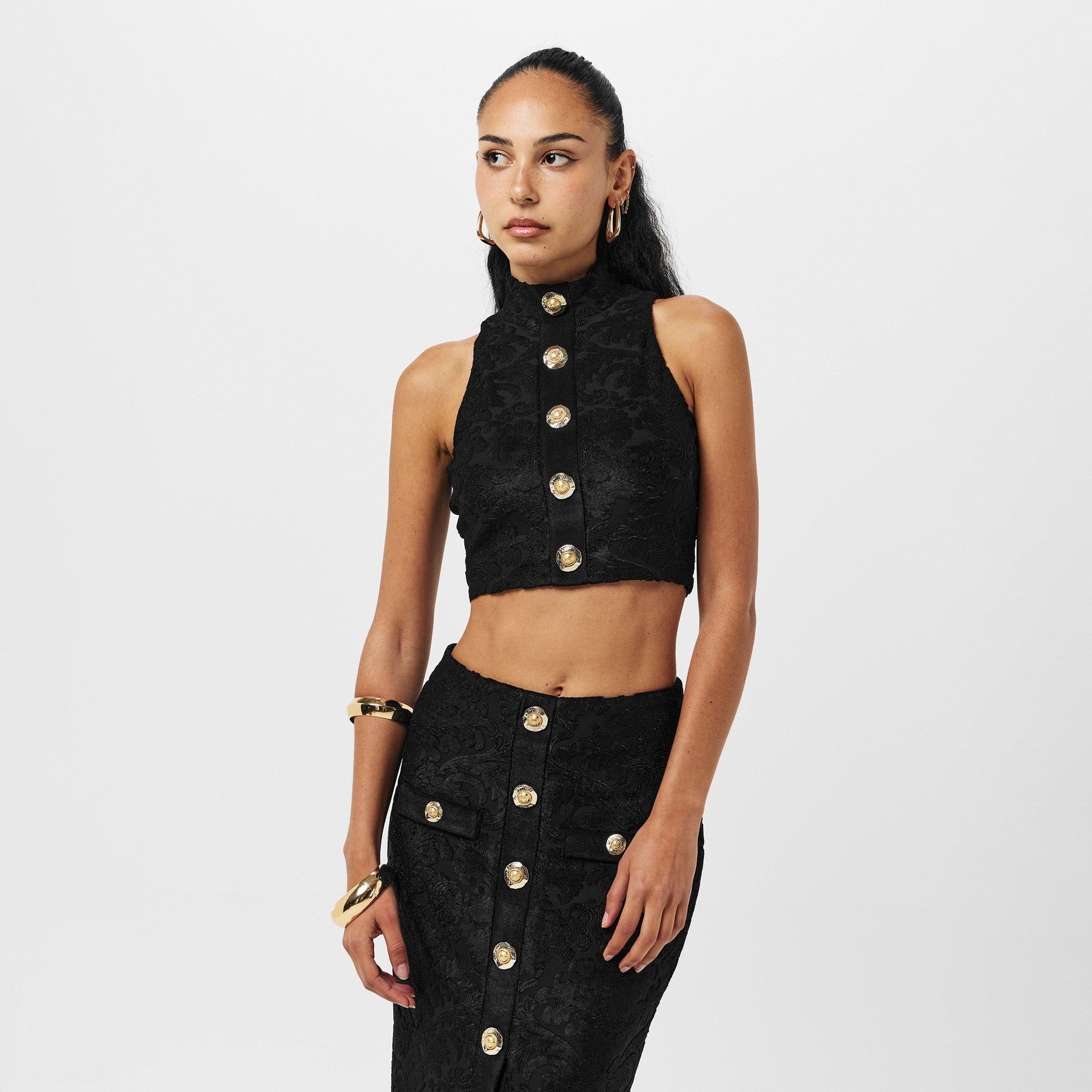 Balmain Crop Top Ld54