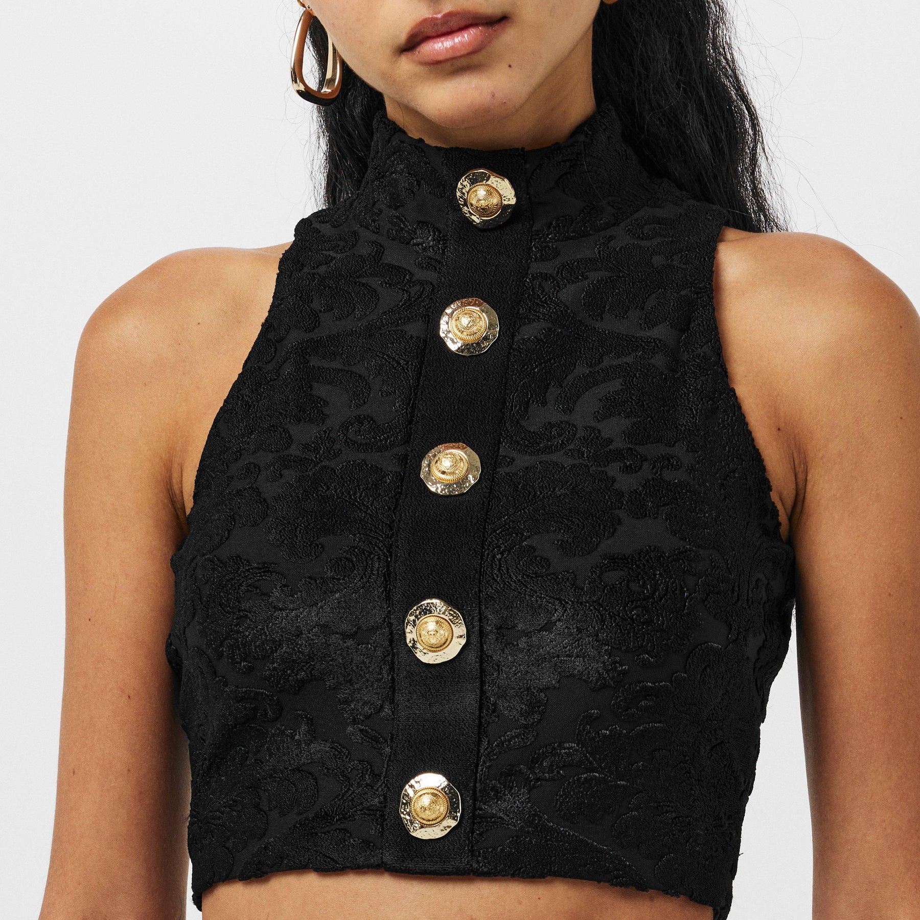 Balmain Crop Top Ld54