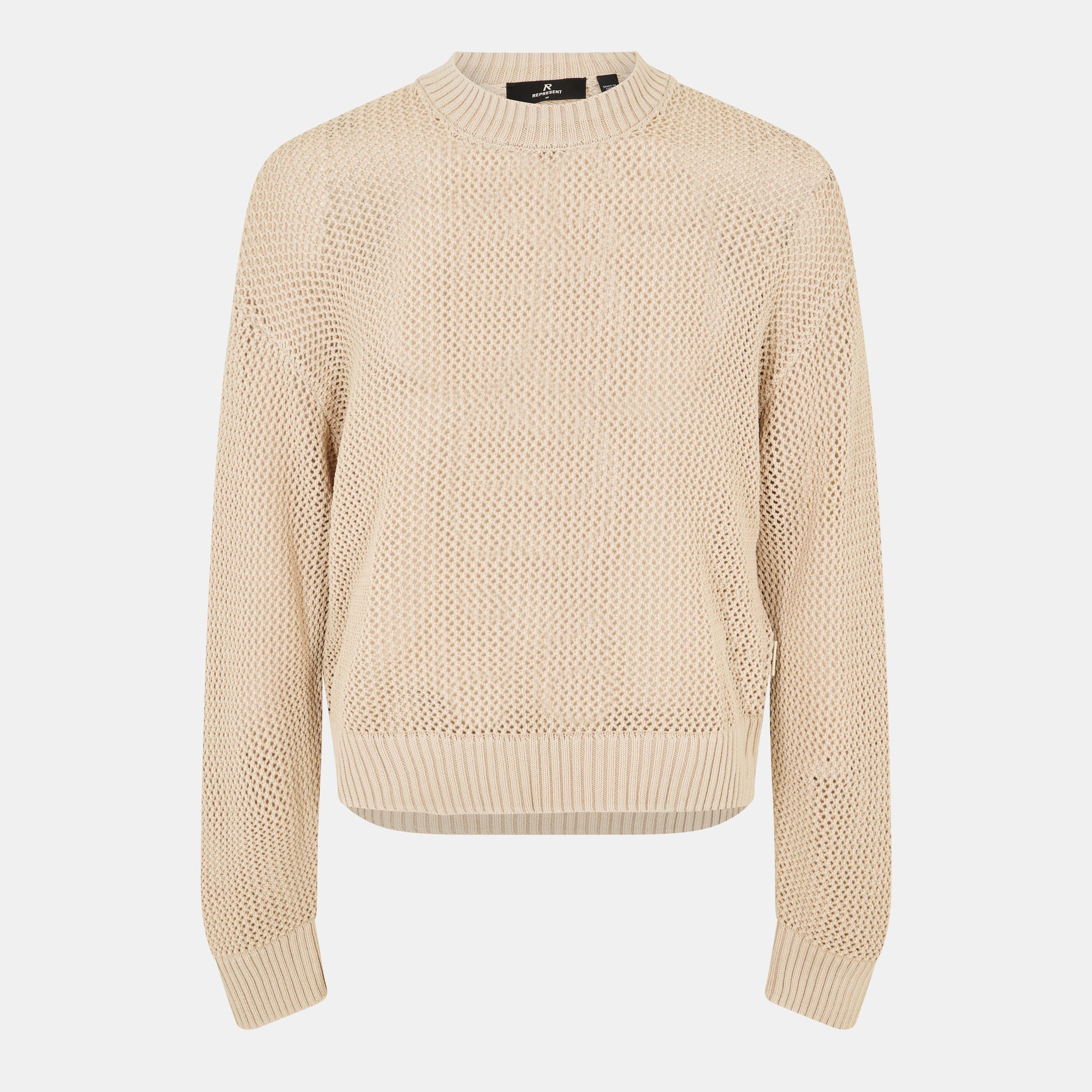 Men's Open Gauge Knit Jumper