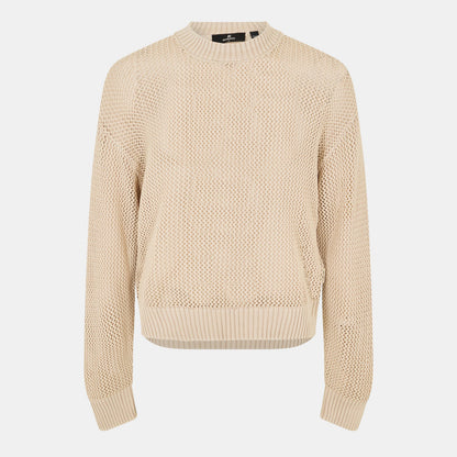 Men's Open Gauge Knit Jumper