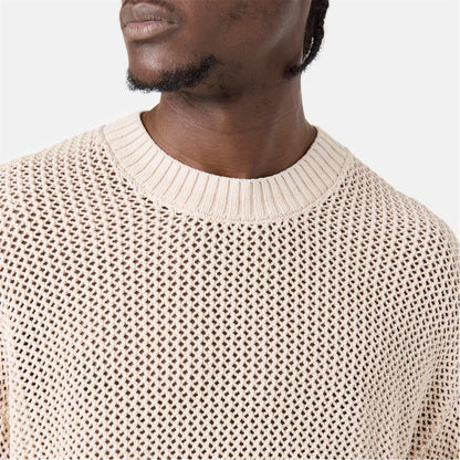 Men's Open Gauge Knit Jumper
