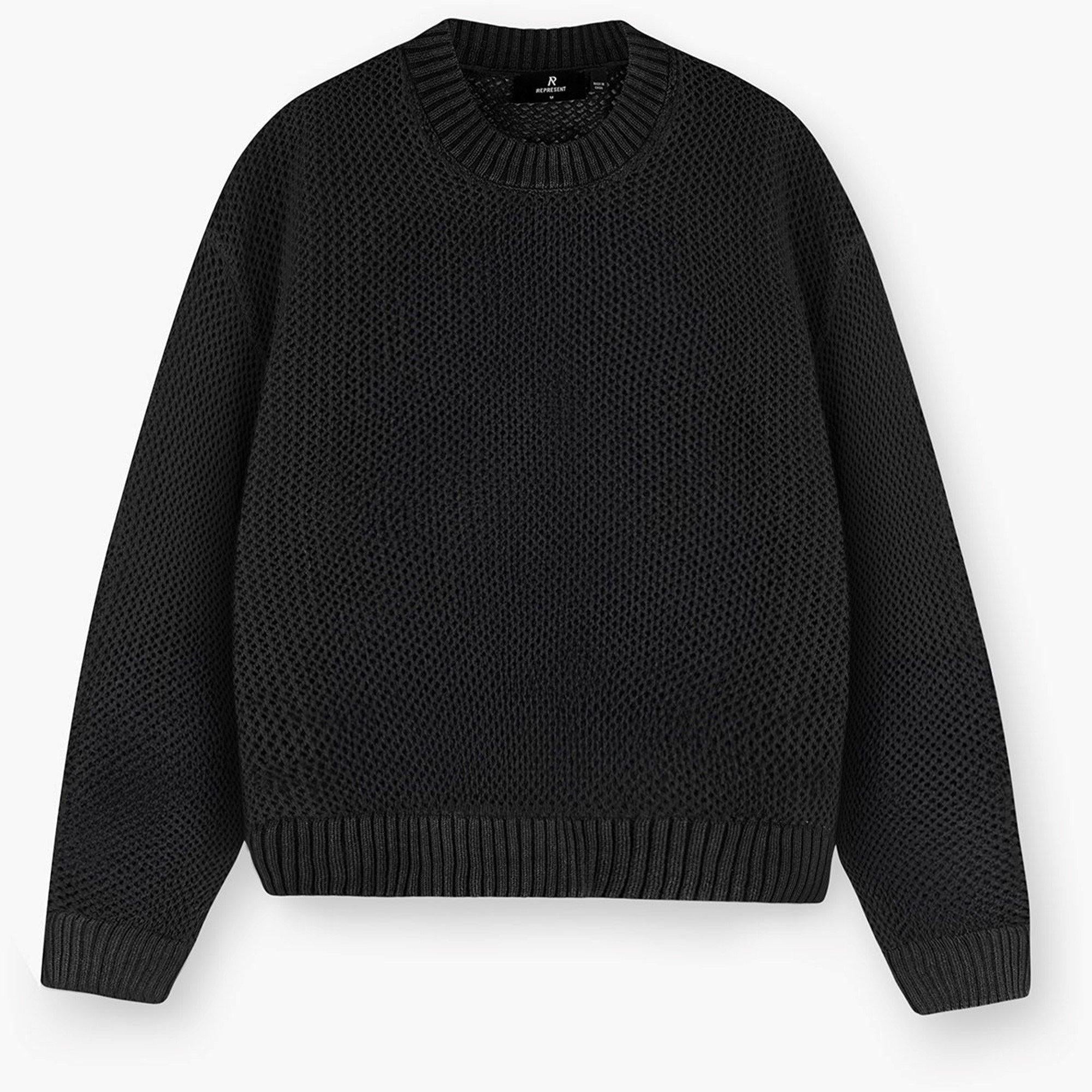 Men's Open Gauge Knit Jumper