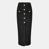 Balmain Midi Skirt Ld54