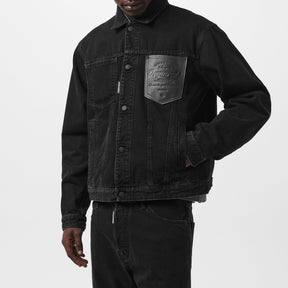 Logo Patch Denim Jacket