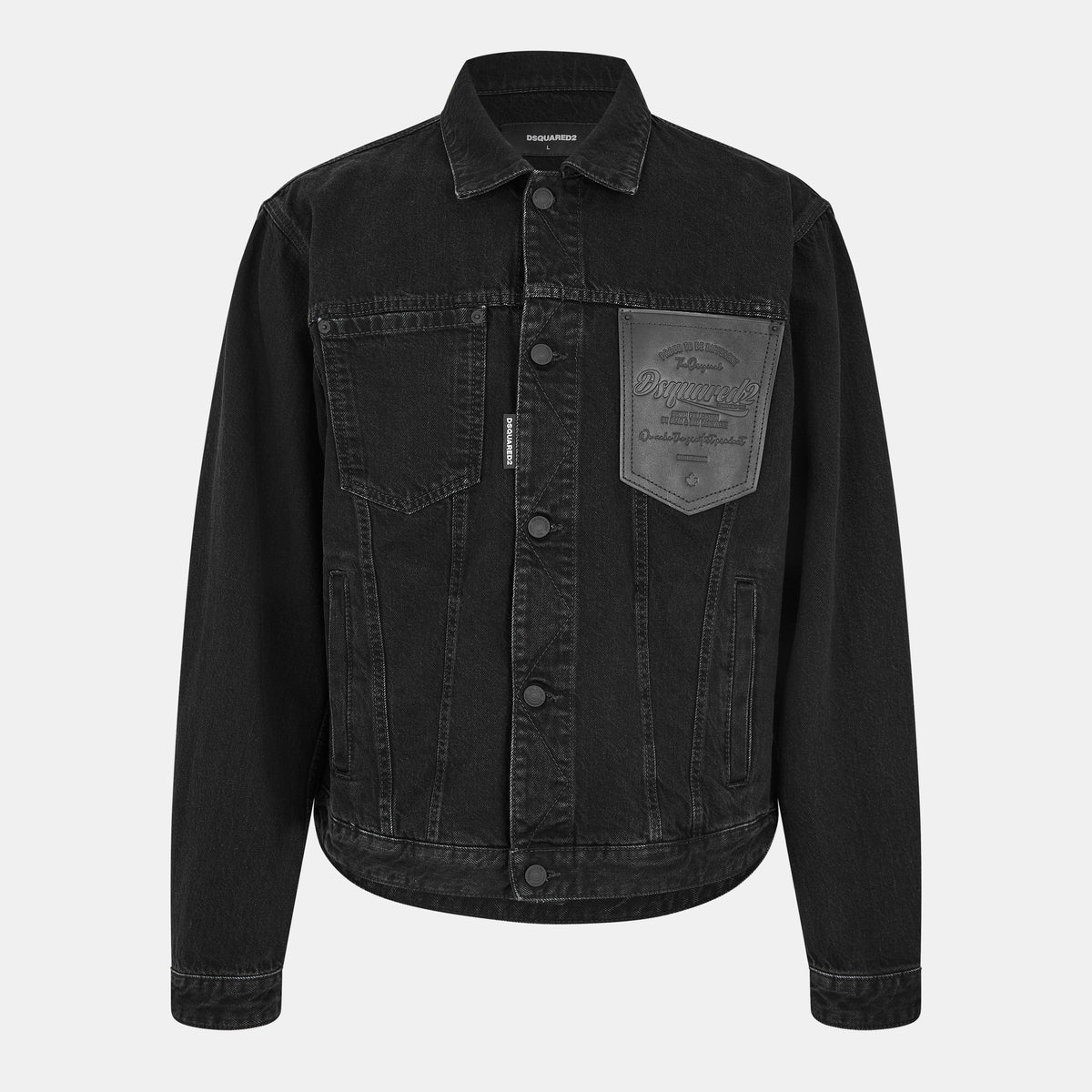 Logo Patch Denim Jacket