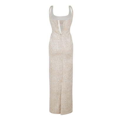 Croc Maxi Dress