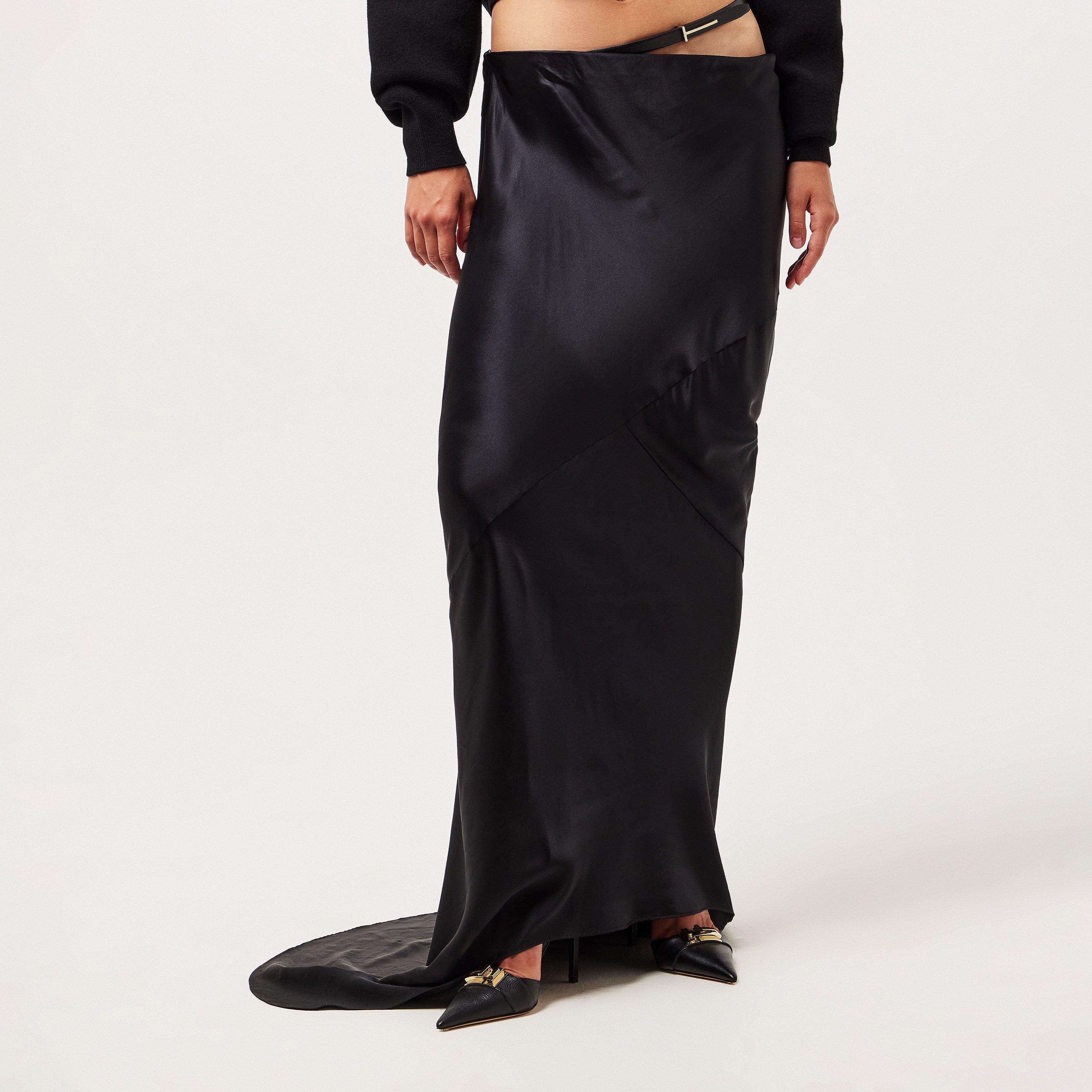 Structured Maxi Skirt