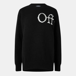 Logo Relaxed Fit Crew Neck Jumper