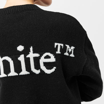 Logo Relaxed Fit Crew Neck Jumper