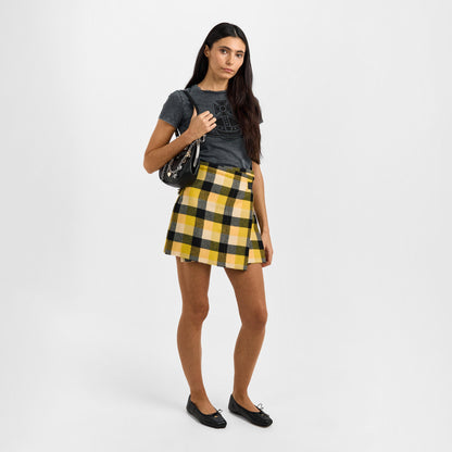 Viv Check Mini Skirt