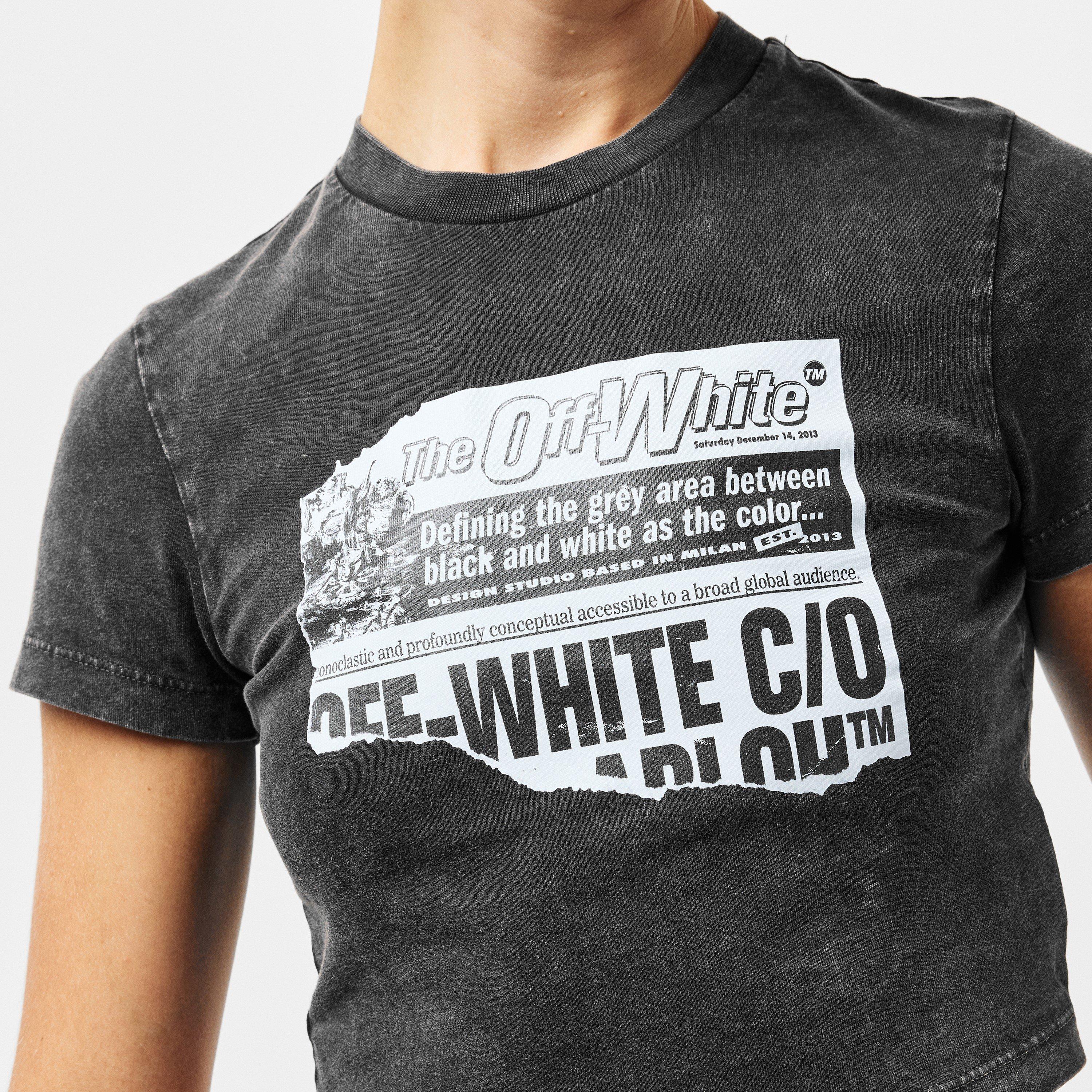 Marble Cropped Fitted Baby Tee