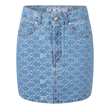 Mono Arrow Logo Mini Skirt