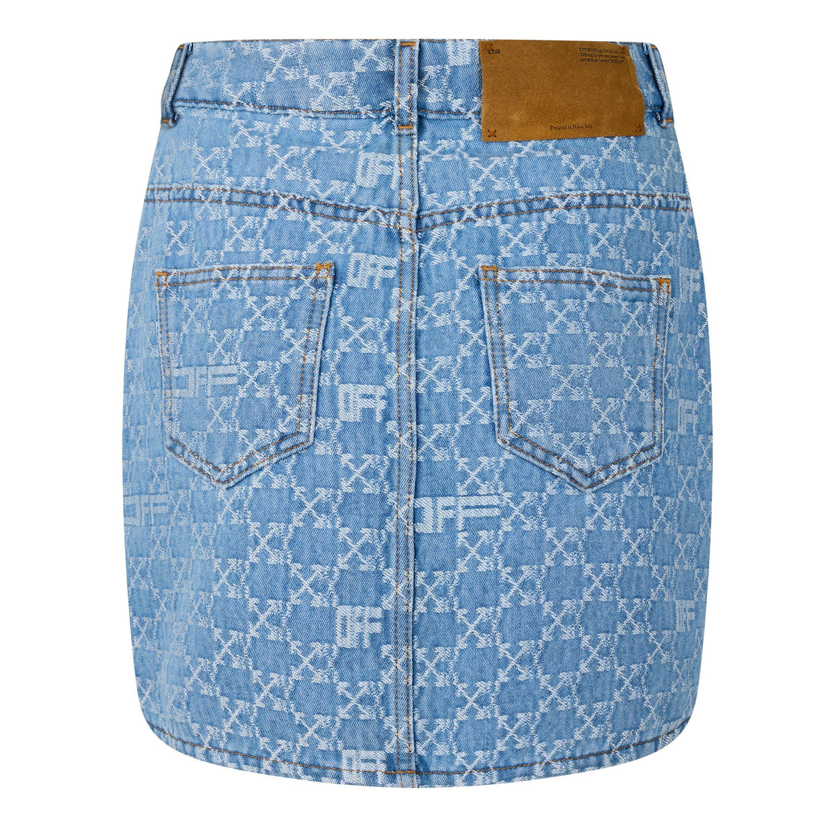 Women's Mono Mini Skirt with Signature Arrow Logo