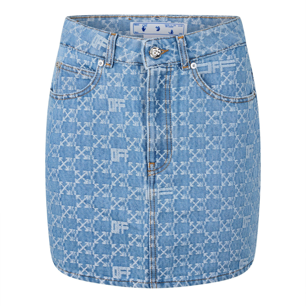 Monogram Mini Skirt
