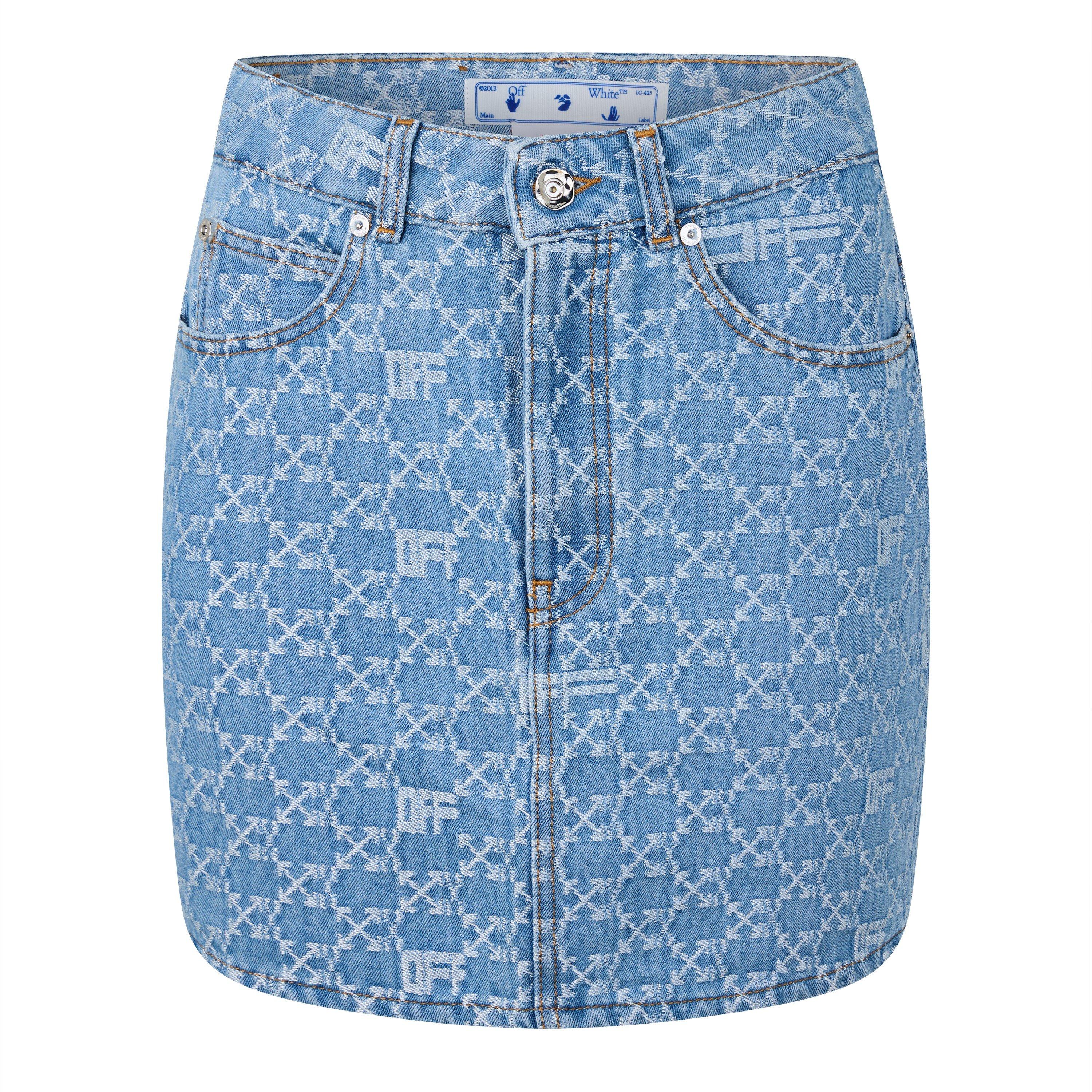 Monogram Mini Skirt