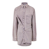Monogram Mini Shirt Dress