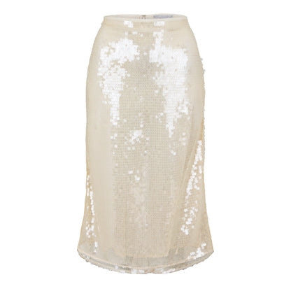 Sequinned Midi Skirt