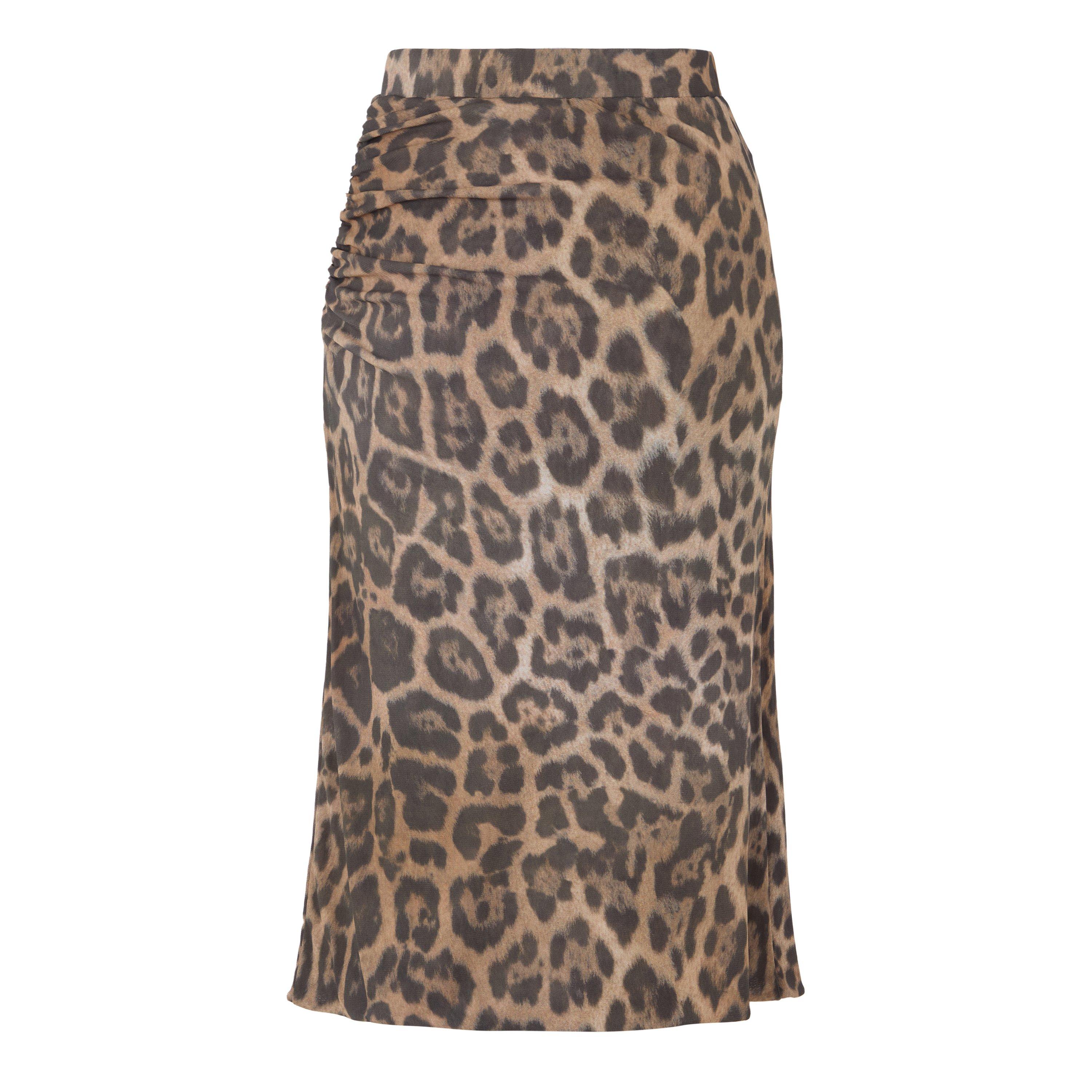 Leo Mesh Midi Skirt