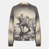 Men's Trooper Knit Sweater, Co-branded Fashion Statement