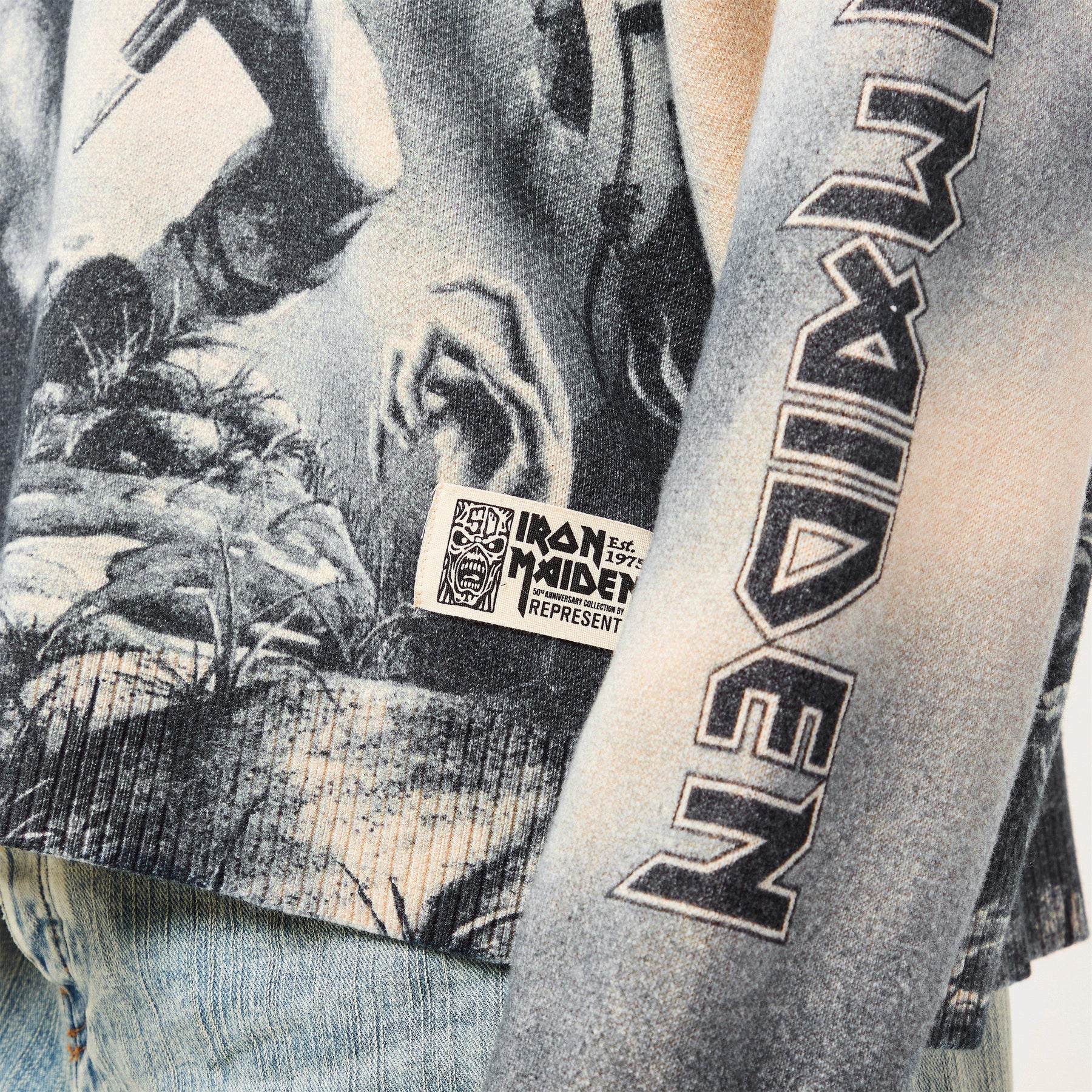 x Iron Maiden Trooper Knit Sweater