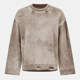 Reversible Knitted Crew Neck Jumper