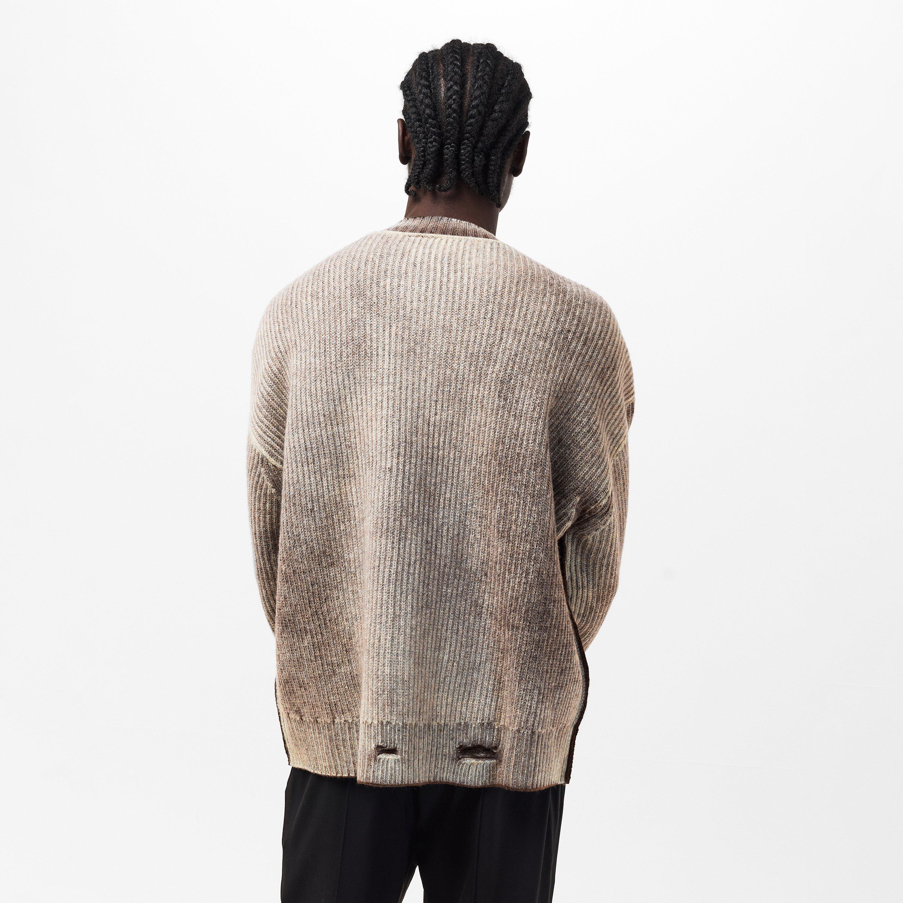 Reversible Knitted Crew Neck Jumper