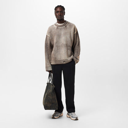 Reversible Knitted Crew Neck Jumper