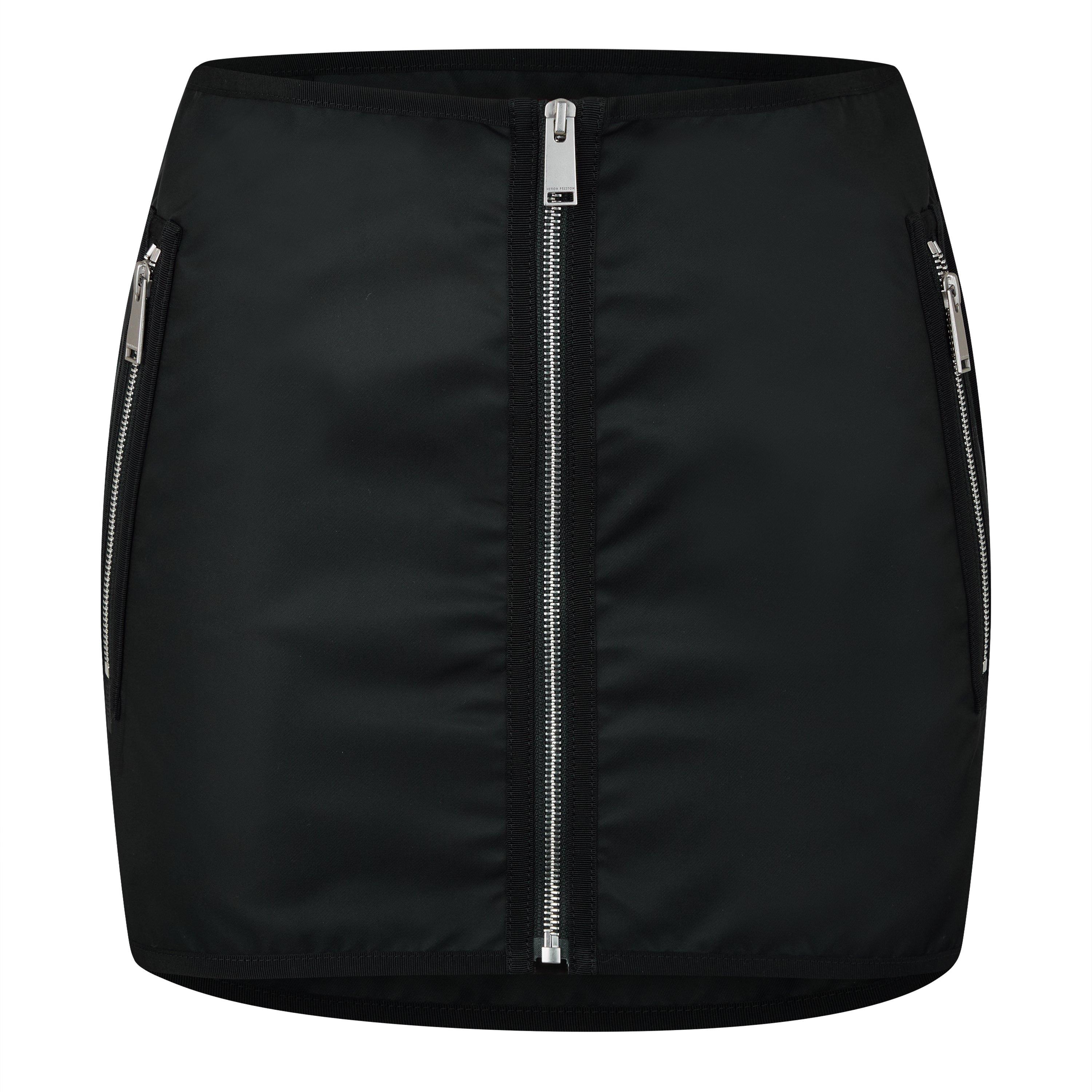 X-Ray Nylon Mini Skirt