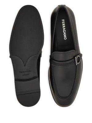 Ferragamo Gancini-buckle loafers