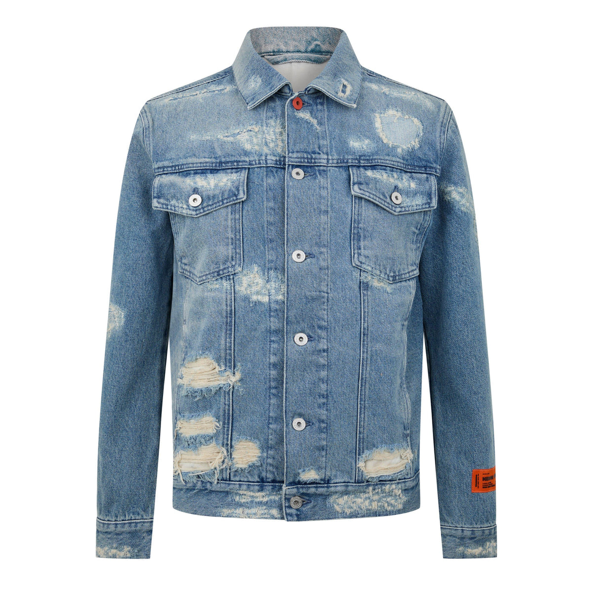 Super Distressed Denim Jacket