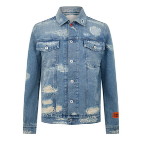 Super Distressed Denim Jacket