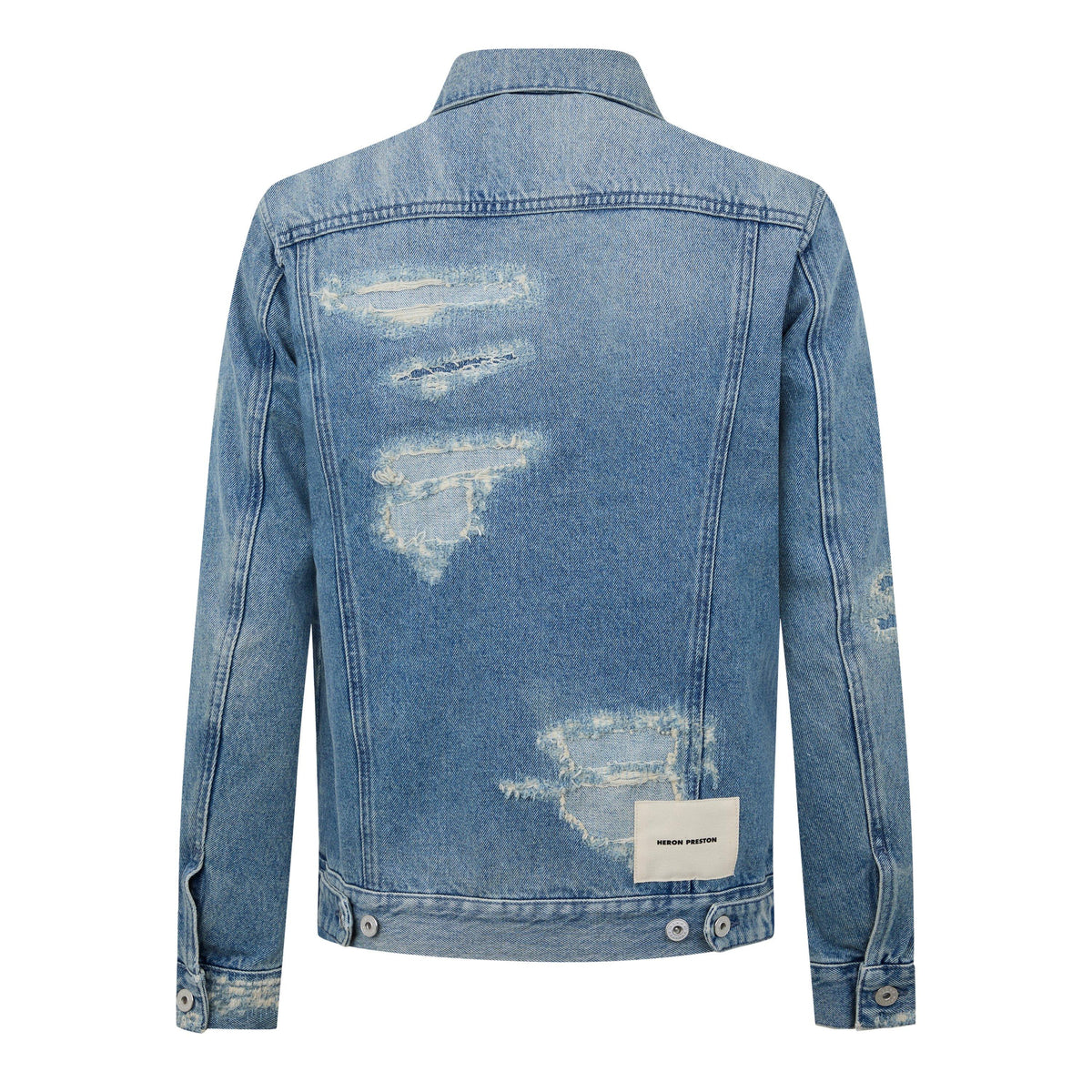 Super Distressed Denim Jacket