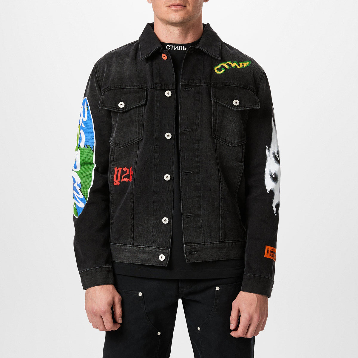 Globe Collage Jacket