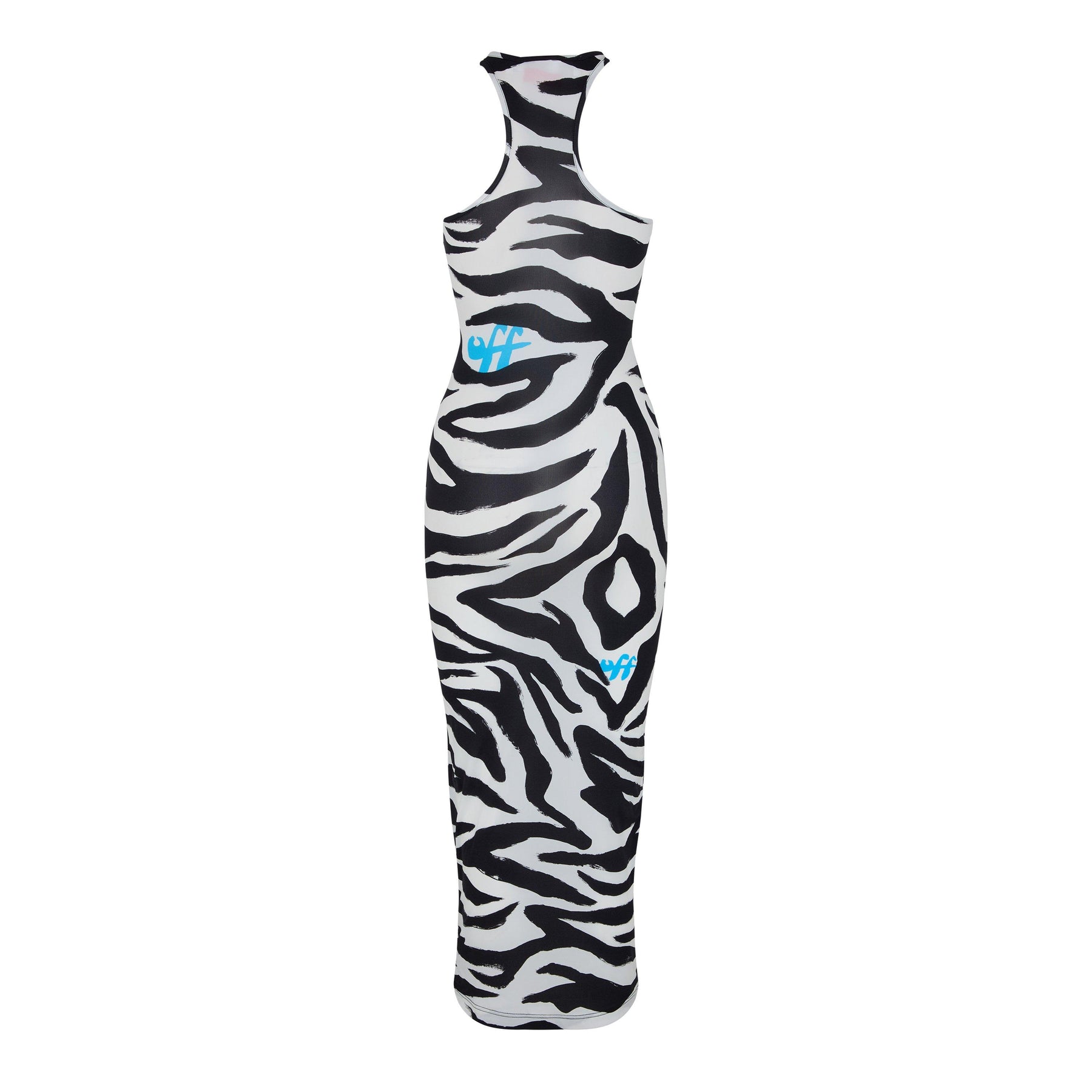 Zebra Print Maxi Dress