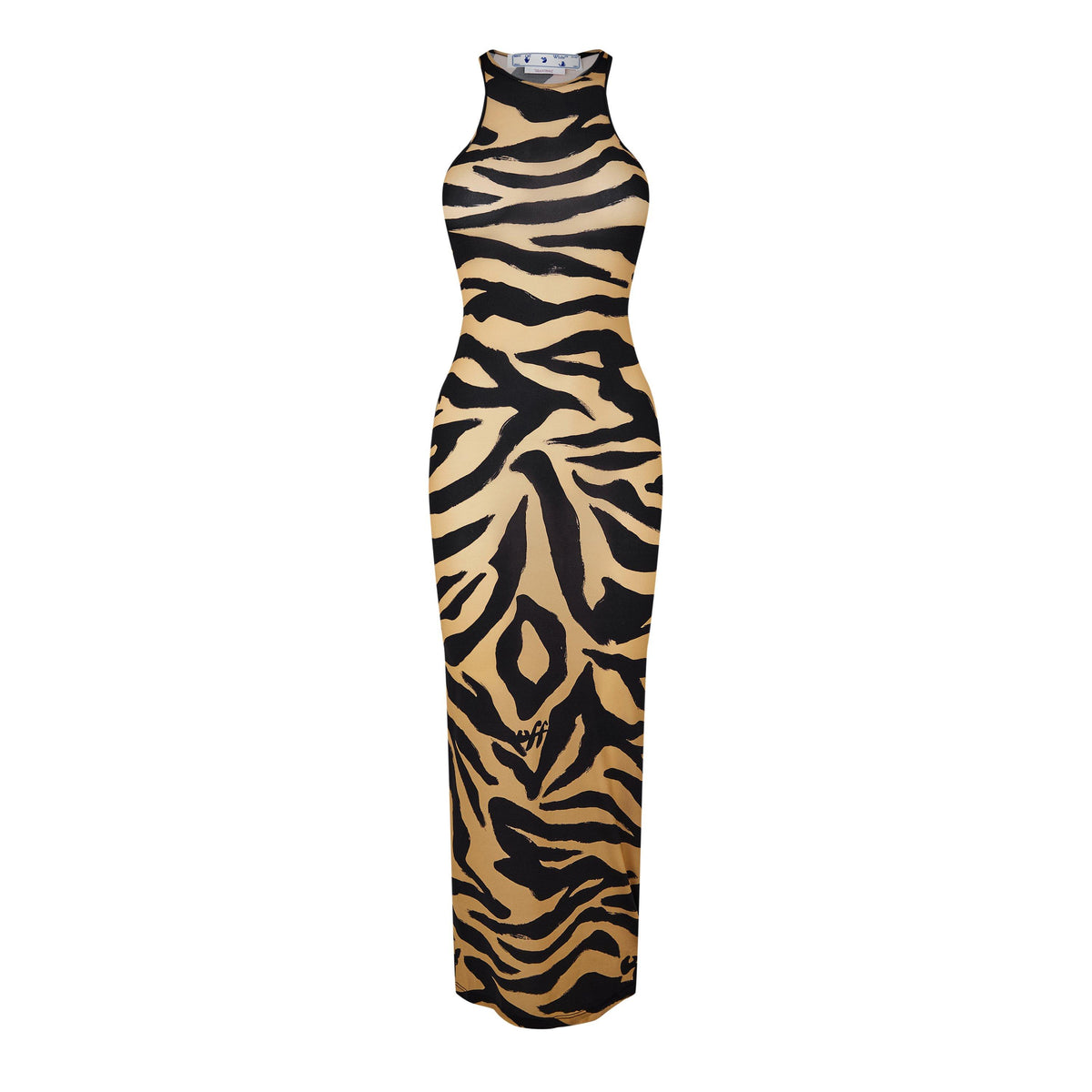 Zebra Print Maxi Dress
