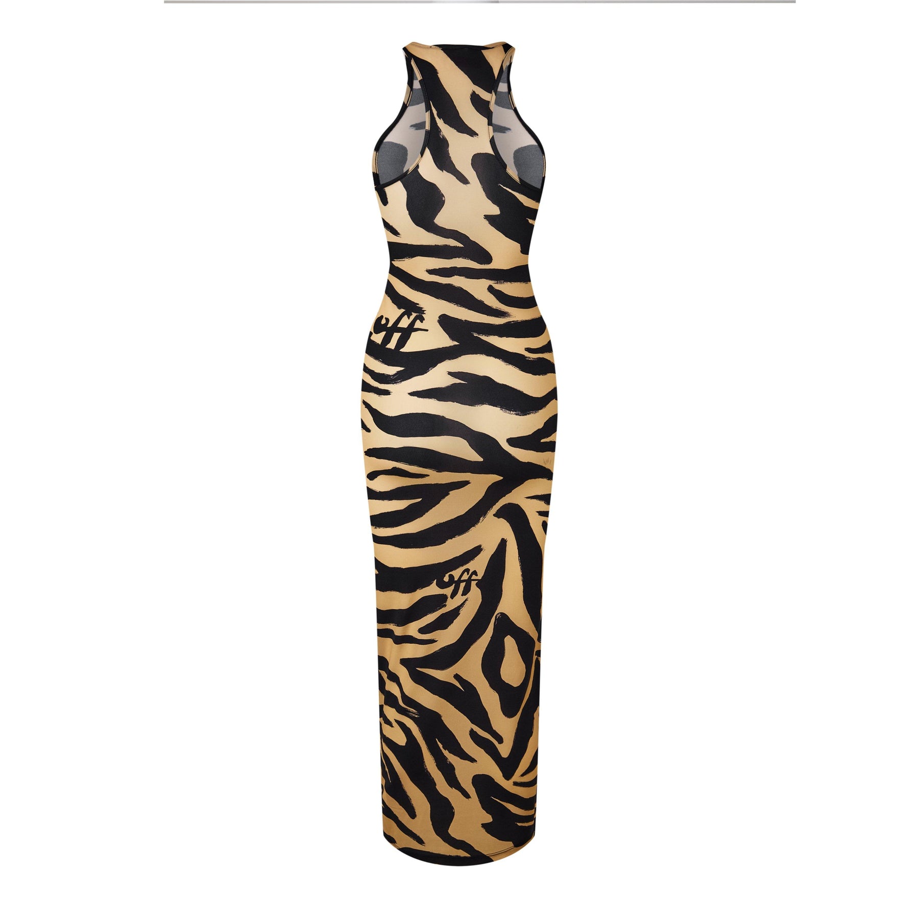 Zebra Print Maxi Dress