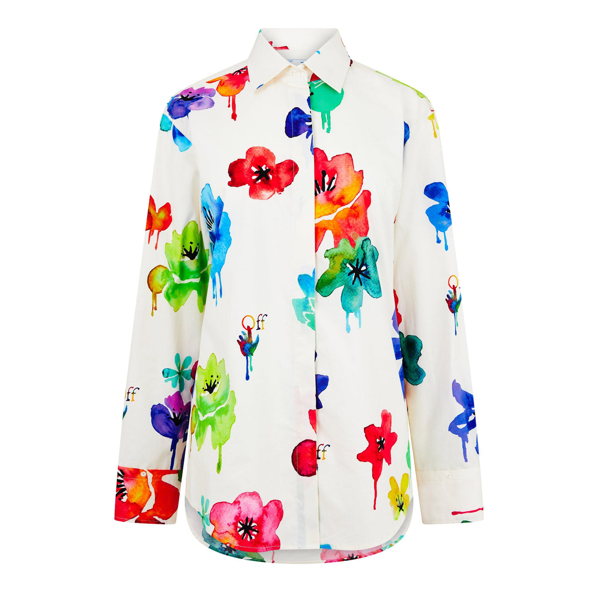 Floral Pop Zip Shirt