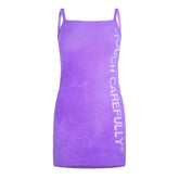 Quote Strap Mini Dress
