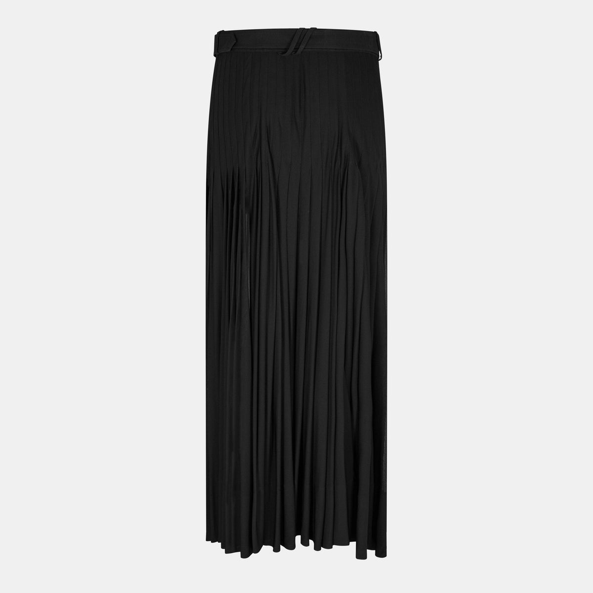Burb Pleat Blk Skirt Ld62