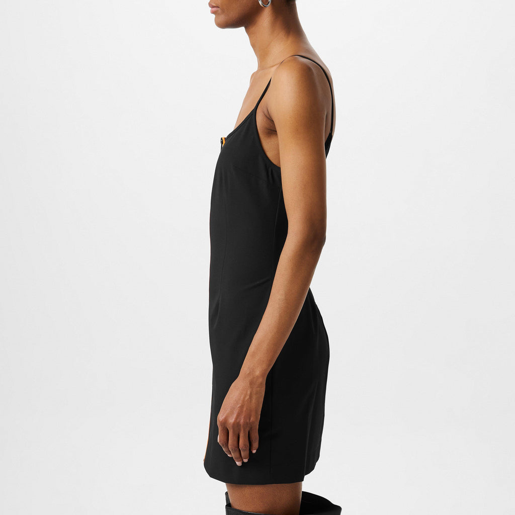 Stretch Gabardine H.W.C Zip Dress