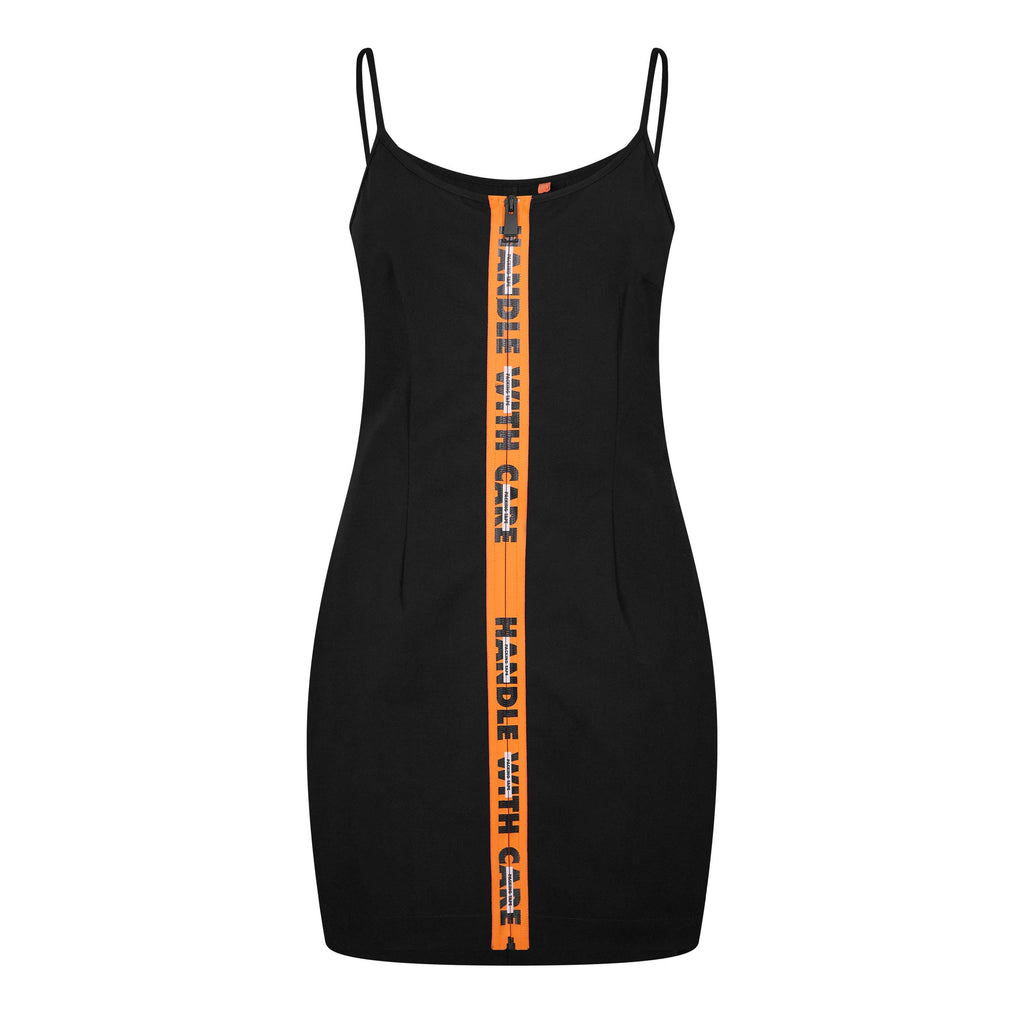 Stretch Gabardine H.W.C Zip Dress