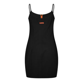Stretch Gabardine H.W.C Zip Dress
