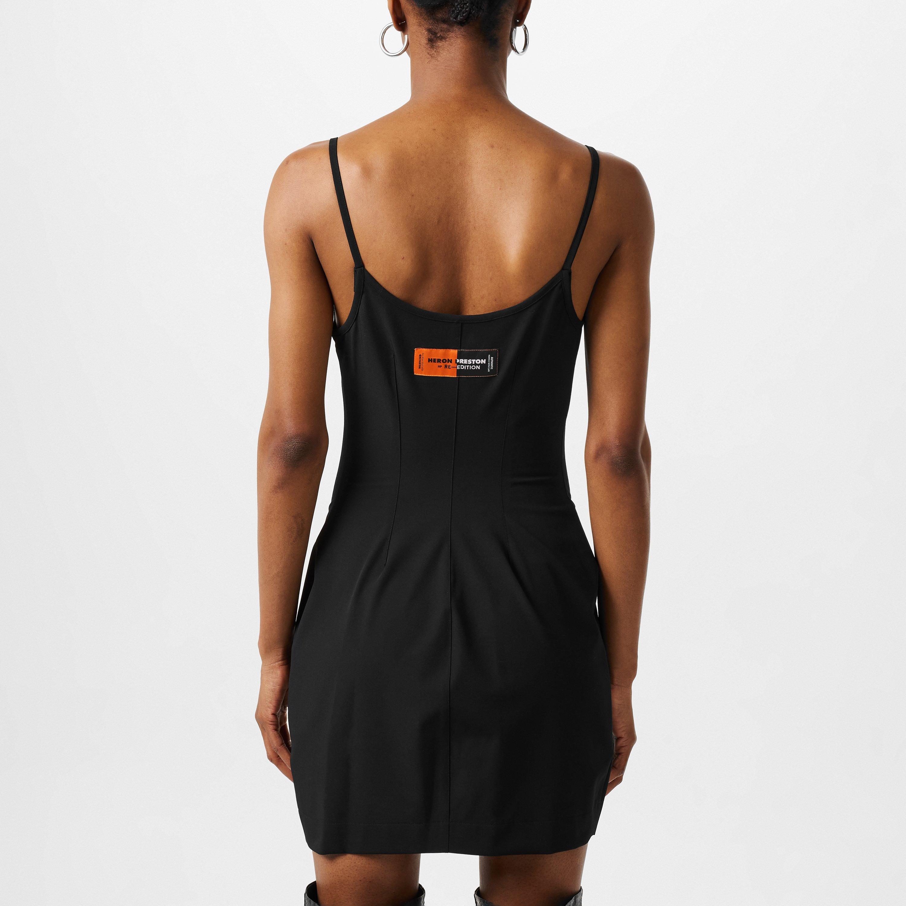 Stretch Gabardine H.W.C Zip Dress