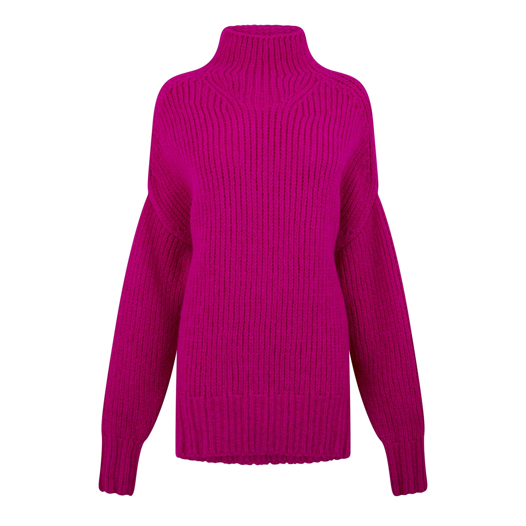 Drop Shoulder Turtleneck Jumper